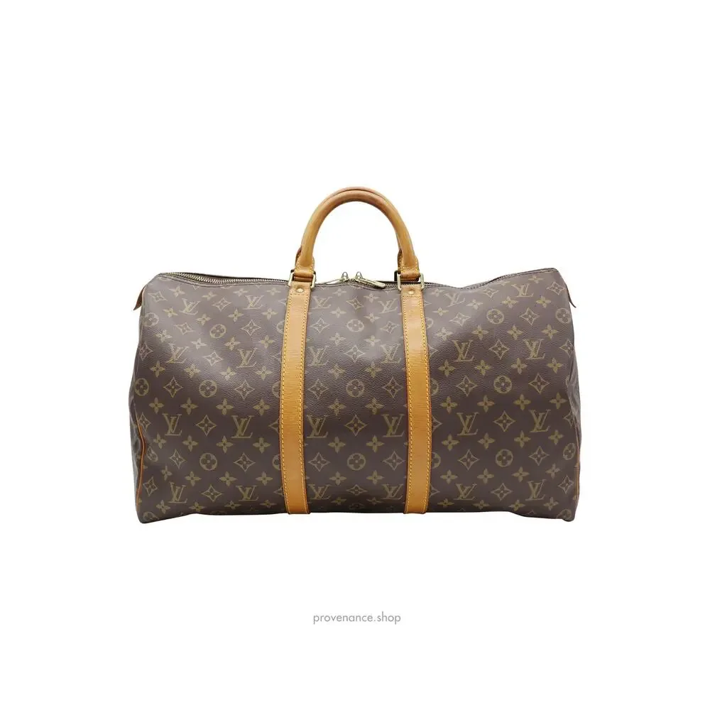 🔴 Louis Vuitton Keepall 50 Bag - Monogram